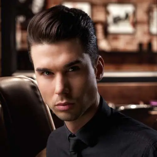Classic men’s scissor cut at The Peaky Barbers, Hythe