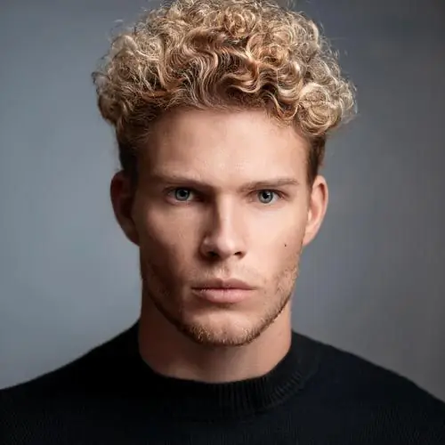 Men’s perm and hair colour, Hythe